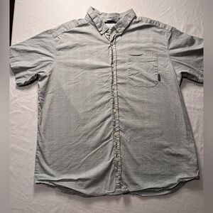 Columbia‎ Pale Green Men's Casual Button Down Shirt XXL